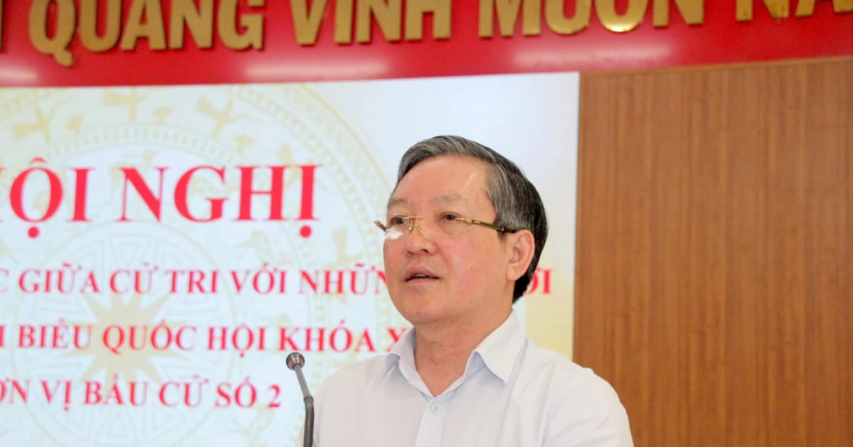 Ứng viên Lương Quốc Đoàn nêu 4 chương trình hành động trước cử tri