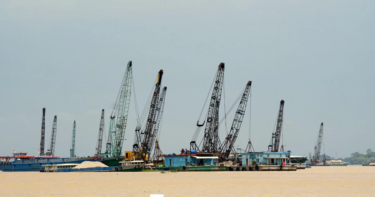 Thanh tra chỉ ra nhiều vi phạm của doanh nghiệp khai thác khoáng sản tại An Giang