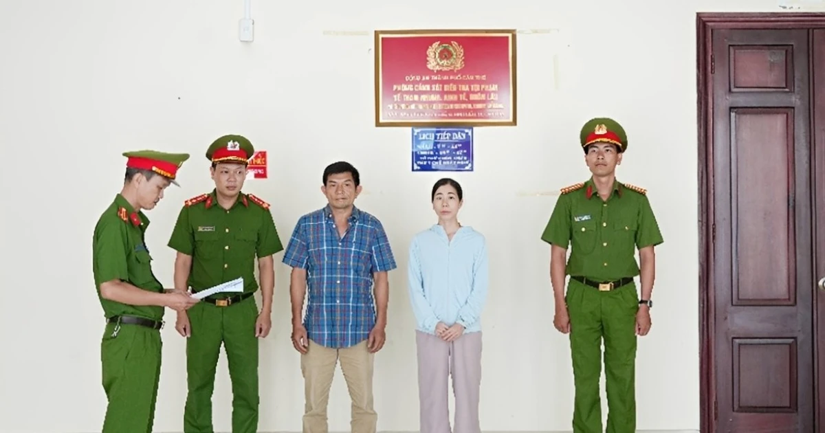 Khởi tố cặp vợ chồng sản xuất, buôn bán nước hoa giả thương hiệu nổi tiếng