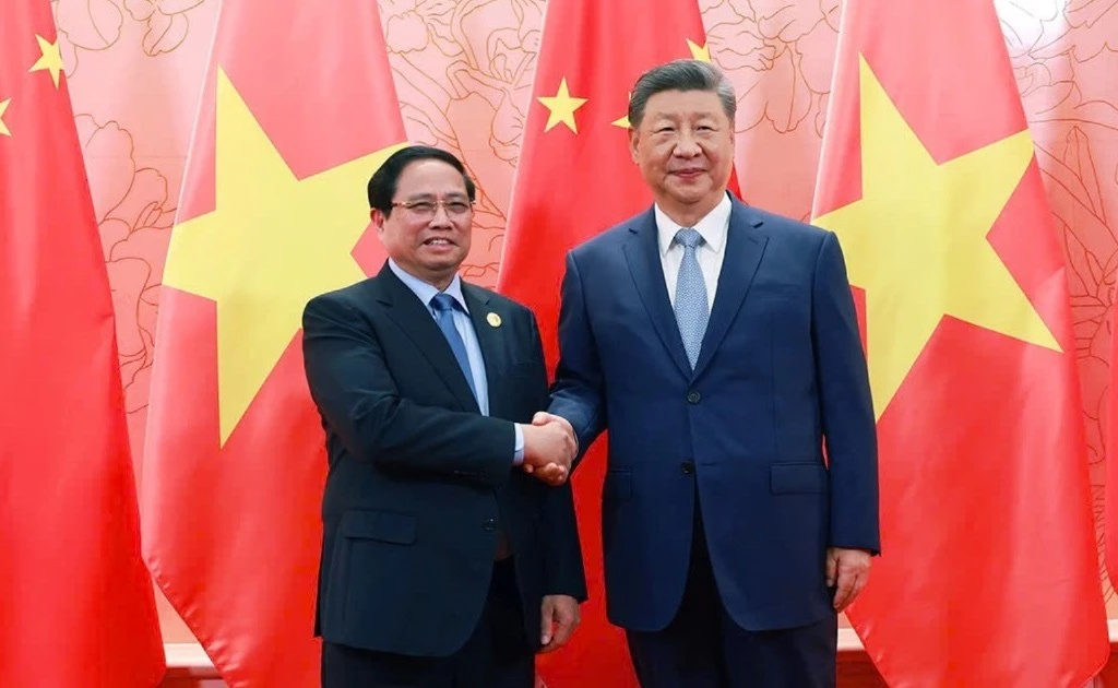 Thủ tướng Phạm Minh Chính hội kiến Tổng Bí thư, Chủ tịch Trung Quốc Tập Cận Bình