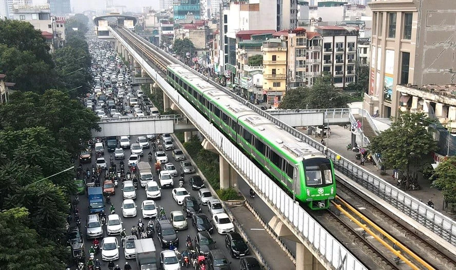 Chính phủ yêu cầu Hà Nội hoàn thành 100 km đường sắt đô thị vào năm 2030