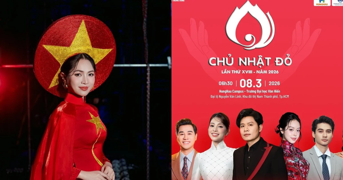 Ca sĩ Duyên Quỳnh đồng hành cùng hàng ngàn sinh viên tại Chủ Nhật Đỏ 2026