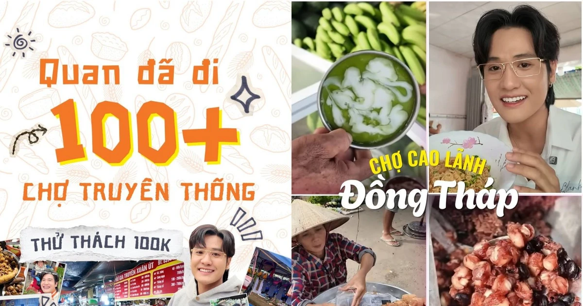 Quan Không Gờ khám phá hơn 100 chợ truyền thống và câu chuyện về tô bún 80K