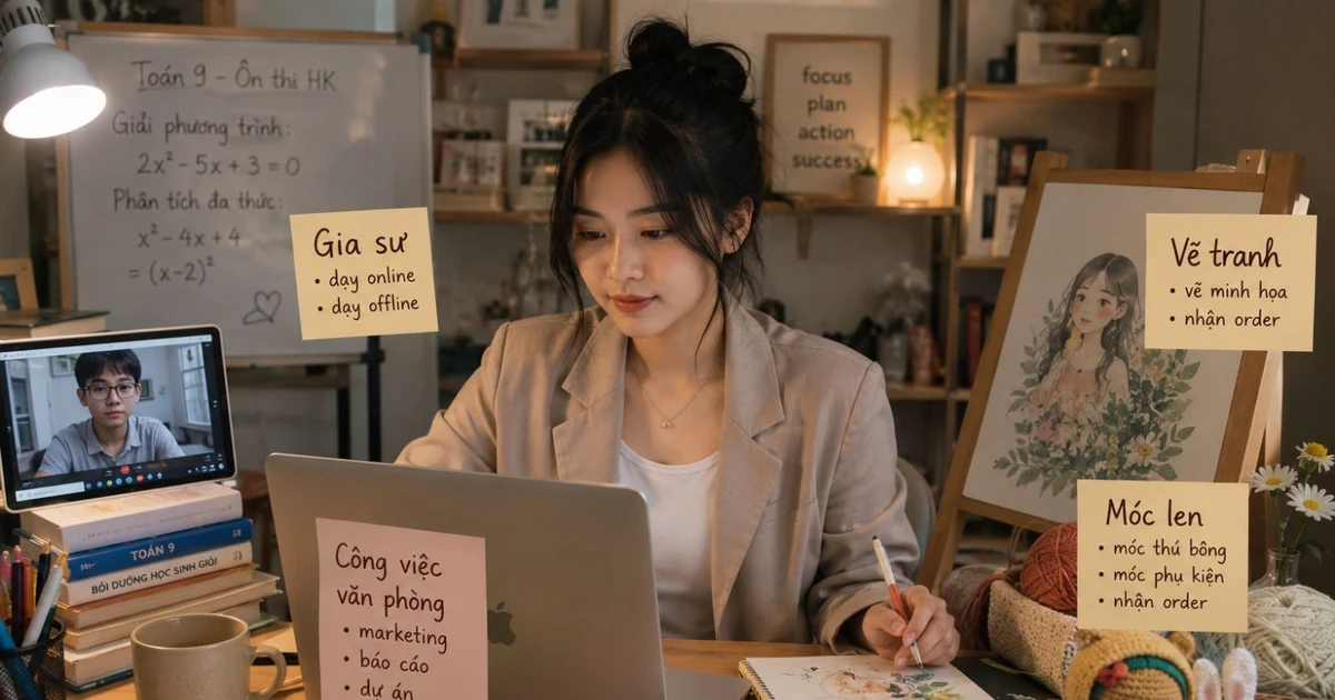 Những nghề tay trái "hái ra tiền" được Gen Z theo đuổi có chung đặc điểm này