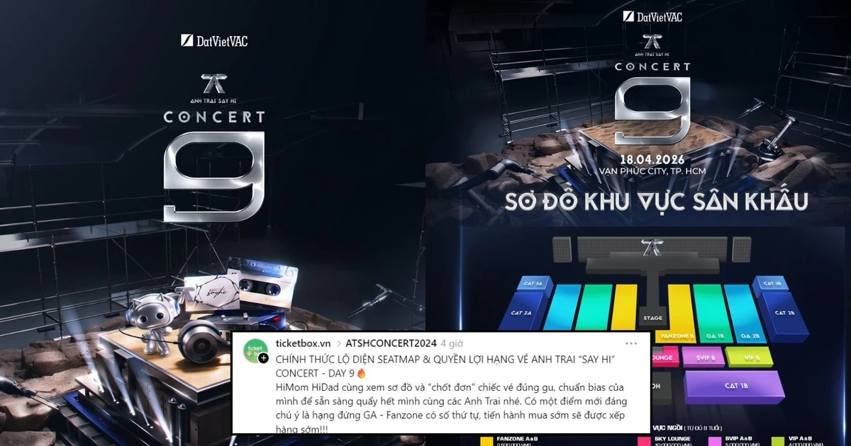 Concert ATSH D-9 ấn định lịch diễn tại TP.HCM, team "bám rào" cần chú ý điều này