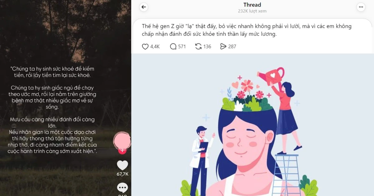 "Giải mã hiện tượng" người trẻ từ bỏ việc lương cao để giữ sức khỏe tinh thần
