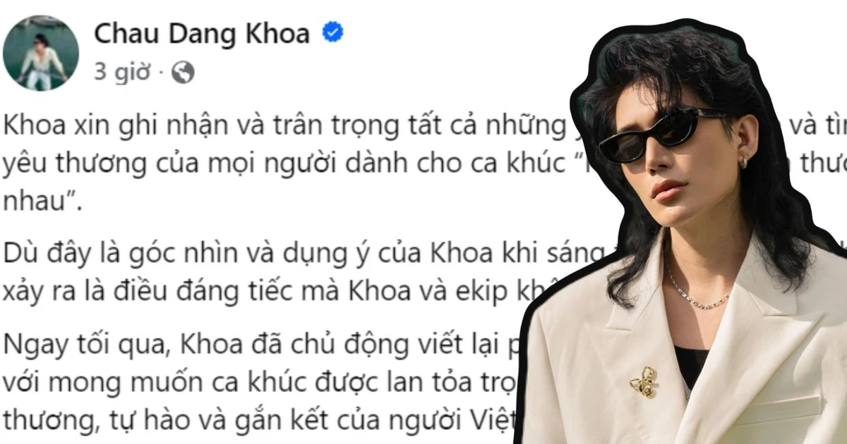 Châu Đăng Khoa sửa lời "Người Việt Mình Thương Nhau", đêm diễn của Hòa Minzy ra sao?