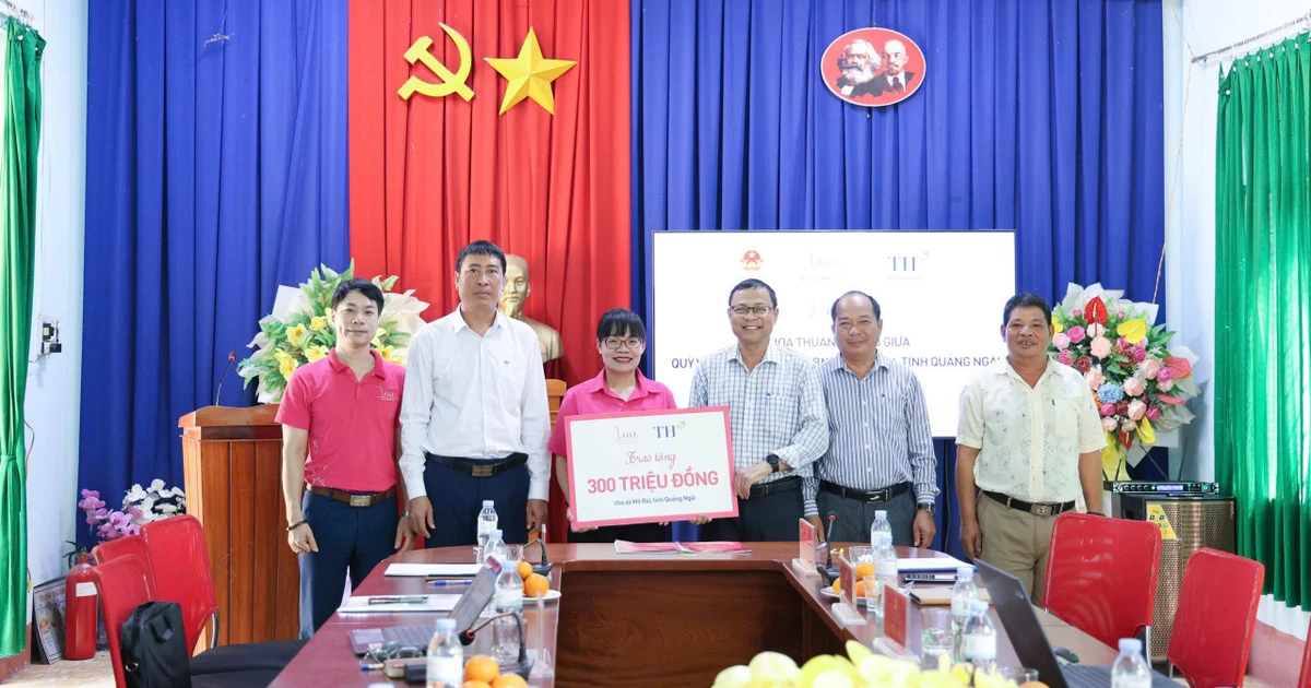 Tập đoàn TH đồng hành phát triển nguồn lực bền vững tại vùng biên Quảng Ngãi