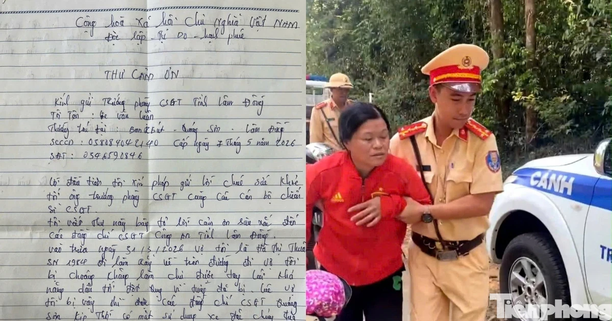 Người dân liên tiếp cảm ơn CSGT Công an tỉnh Lâm Đồng vì hành động nhân văn