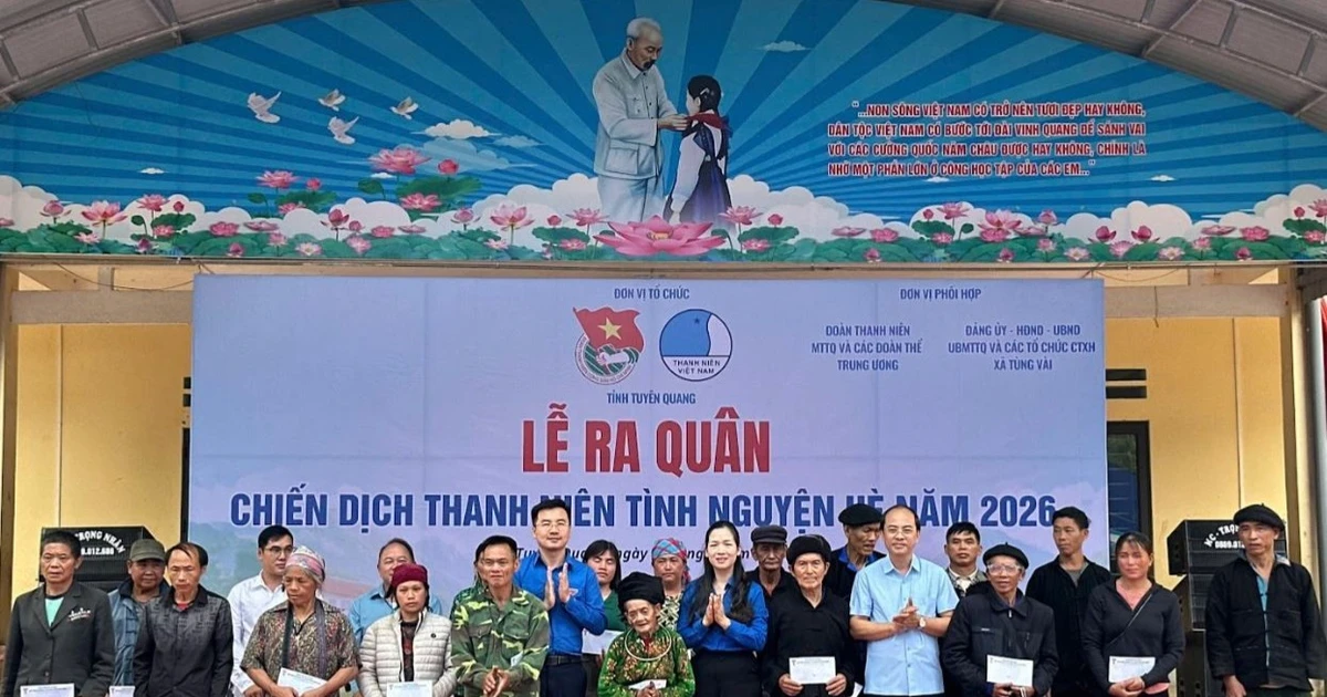 Tuổi trẻ Tuyên Quang ra quân Chiến dịch Thanh niên tình nguyện hè 2026