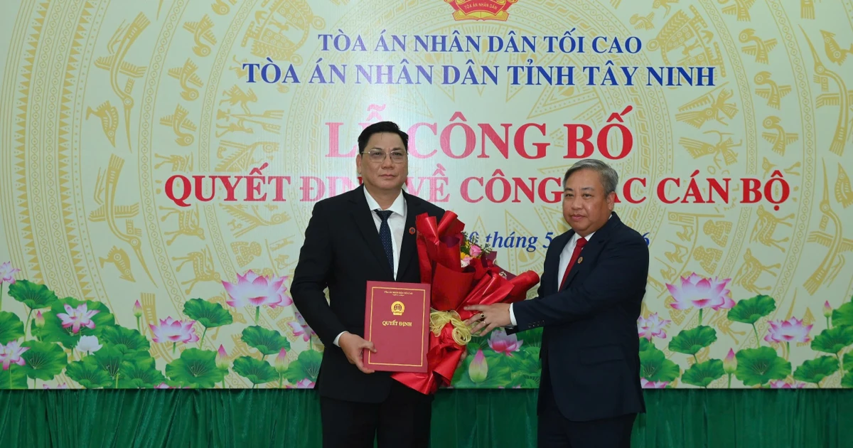 Ông Phùng Văn Hải giữ chức Chánh án TAND tỉnh Tây Ninh