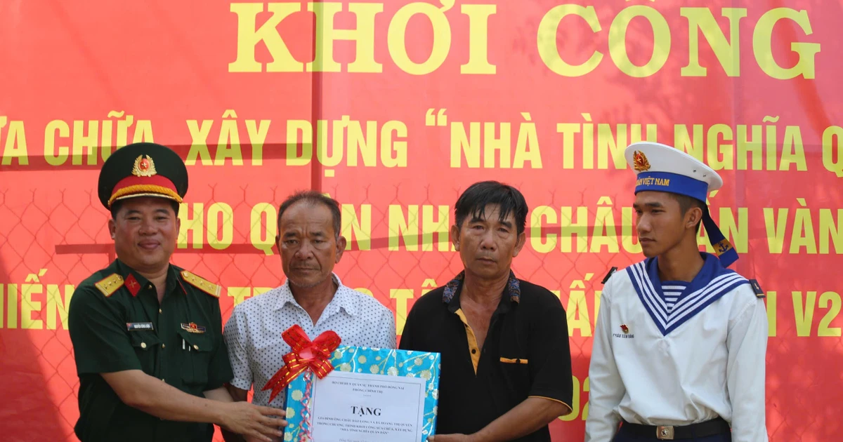 Chung tay xây 'Nhà tình nghĩa quân - dân' tại Đồng Nai