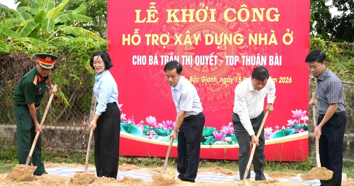 Quảng Trị đồng loạt khởi công hơn 3.500 nhà ở cho gia đình chính sách