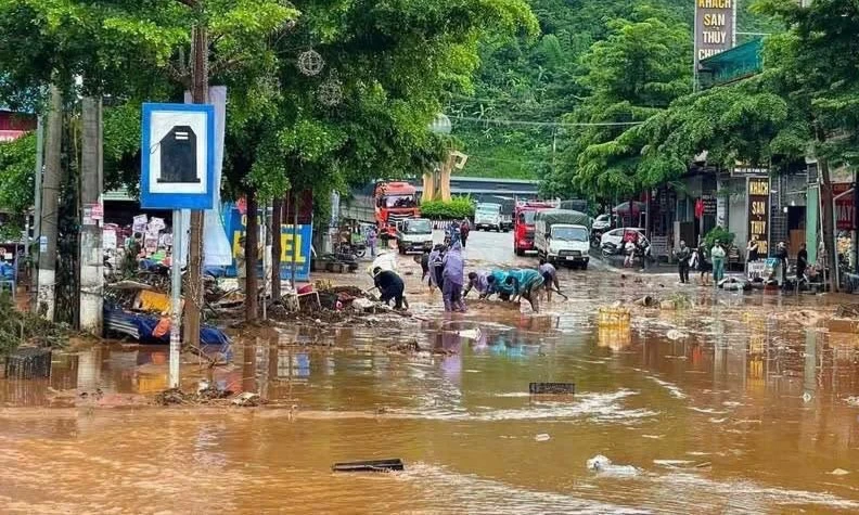Mưa lớn gây sạt lở, ngập úng tại Sơn La