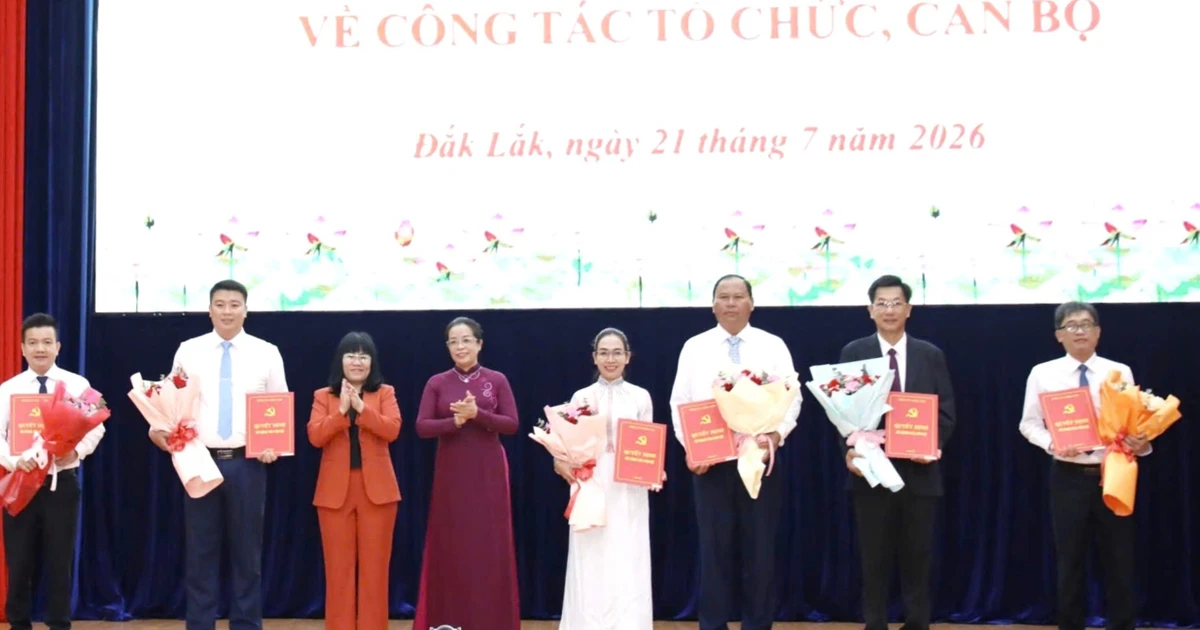 Đắk Lắk điều động, luân chuyển, bổ nhiệm nhiều cán bộ lãnh đạo