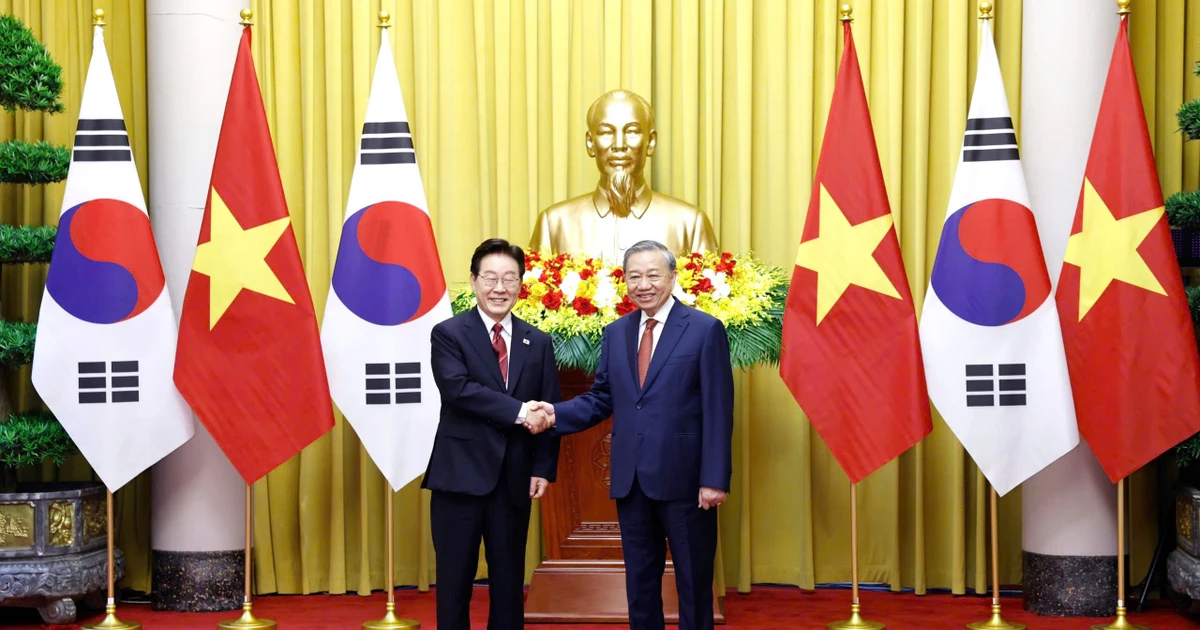 Tổng Bí thư, Chủ tịch nước Tô Lâm đề nghị Hàn Quốc hỗ trợ Việt Nam phát triển ngành công nghiệp văn hóa