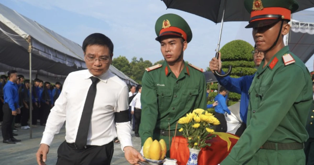 Phó Thủ tướng Nguyễn Văn Thắng dự lễ truy điệu liệt sĩ tại TP Đồng Nai