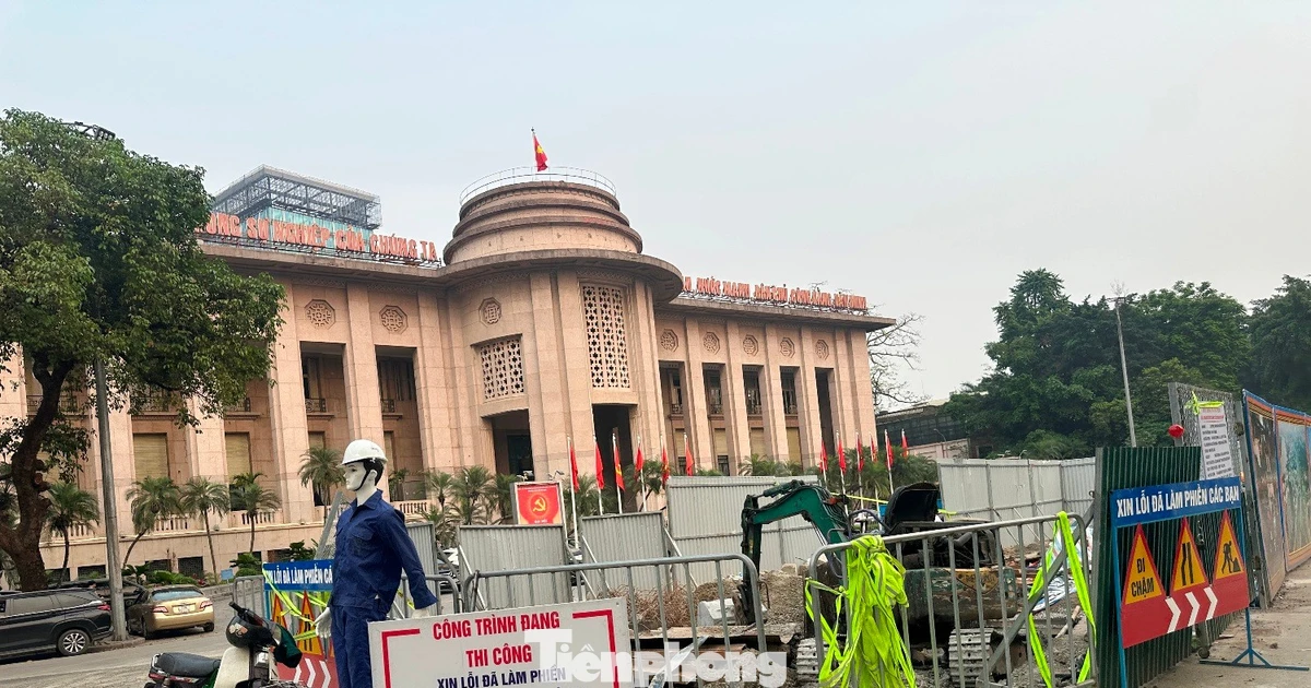 Hiện trường các công trình chống ngập trên phố Hà Nội
