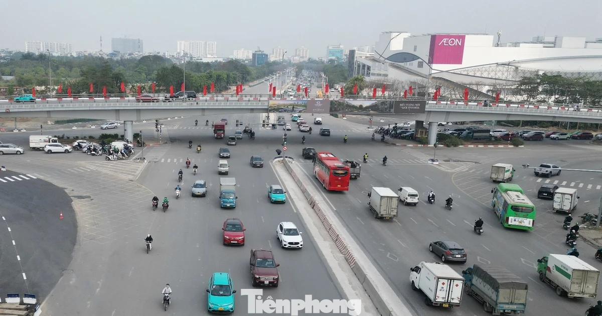 Hà Nội phân luồng giao thông để thi công hầm chui nút giao Cổ Linh