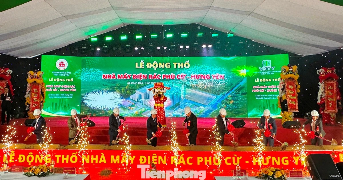 Động thổ nhà máy điện rác hơn 4.000 tỷ đồng tại Hưng Yên