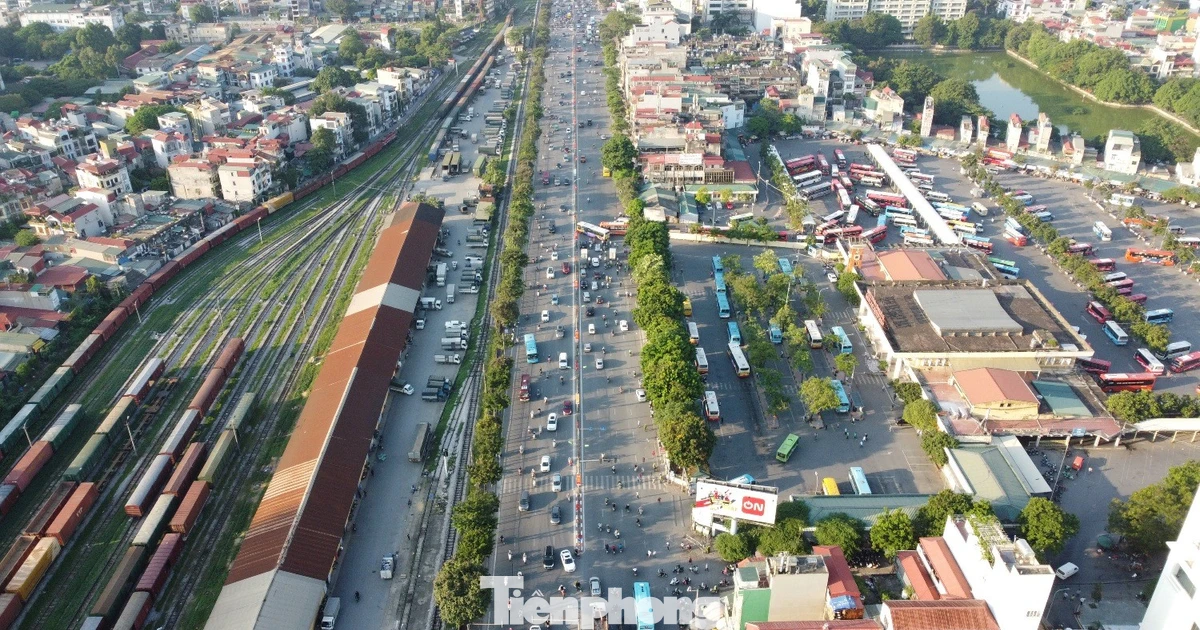 Toàn cảnh ga Giáp Bát và những trụ sở phải di dời để mở rộng QL1A