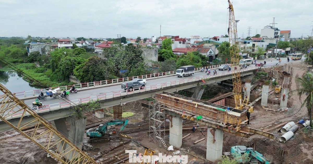 Cầu Mai Lĩnh mới đang được thi công ra sao?