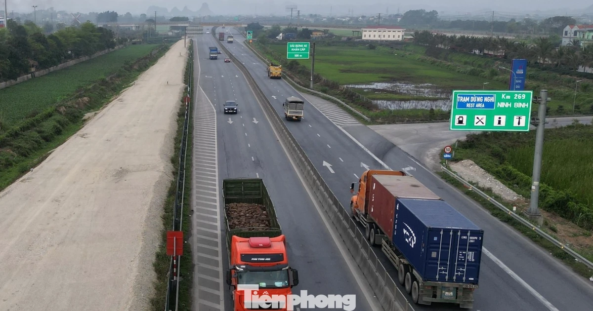 Cao tốc Cao Bồ - Mai Sơn nhiều đoạn hạ tốc độ xuống 50 km/h