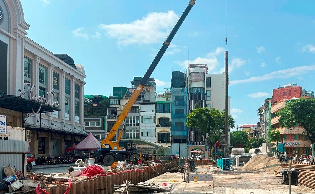 Bể ngầm chống ngập lớn nhất Hà Nội hoàn thành sau hơn 2 tháng thi công khẩn cấp