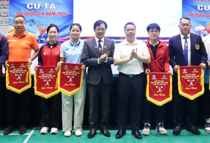 Gần 200 vận động viên tham dự giải cử tạ Quốc gia năm 2026