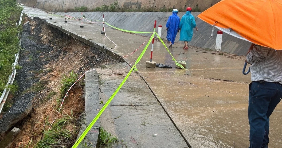 Đà Nẵng chi 10 tỷ đồng gia cố taluy, xử lý sụt lún tuyến ĐT601