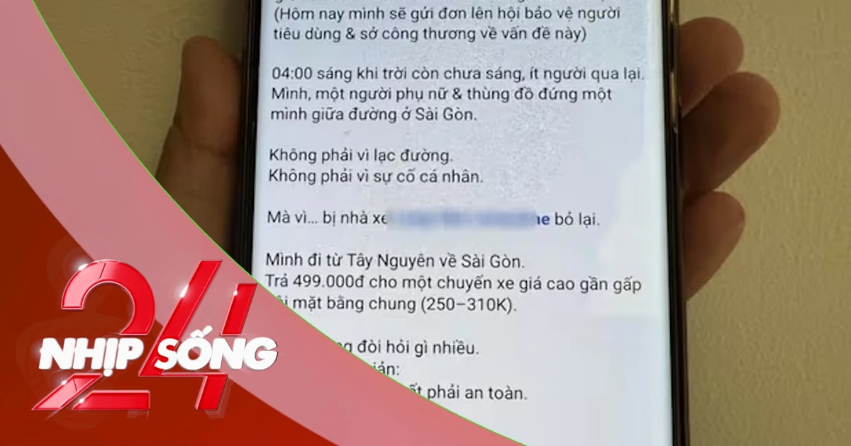NHỊP SỐNG 24: Vụ nữ hành khách tố nhà xe ‘bỏ lại’ lúc rạng sáng: Nhà xe nói gì?
