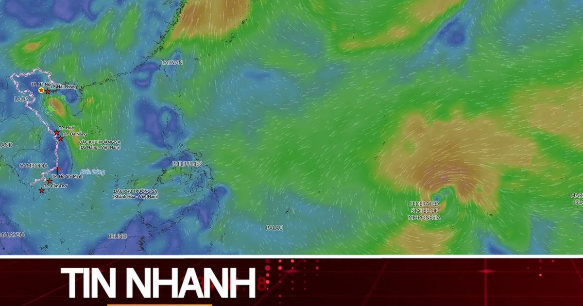 TIN NHANH: Tin về cơn bão mới đang hình thành ngoài khơi