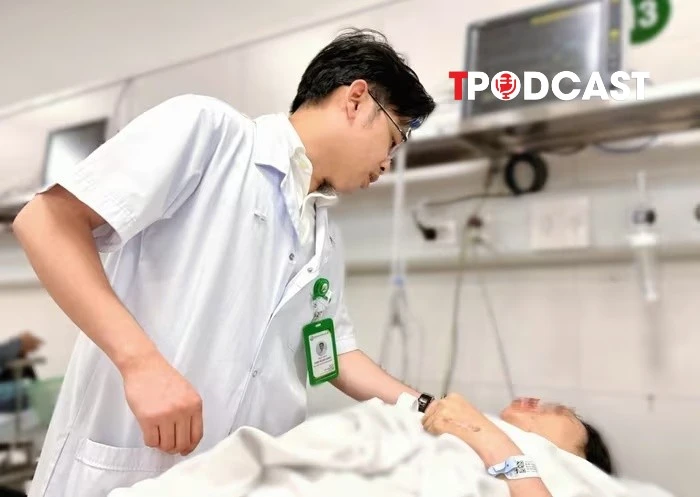 NÓNG 4/5: Tình trạng sức khỏe của người phụ nữ mắc kẹt dưới gầm xe buýt ở Hà Nội
