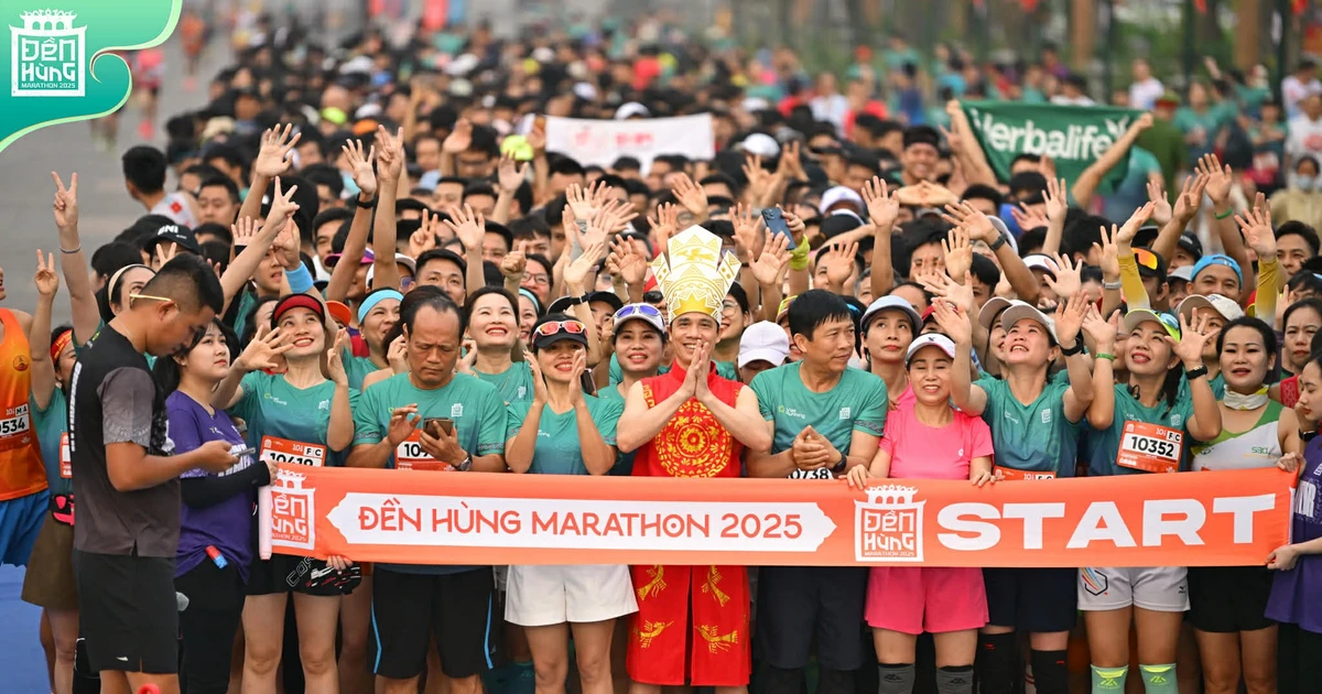 Chạy trên đất Tổ, nhận quà may mắn: Điểm nhấn mới tại giải chạy Đền Hùng Marathon 2026