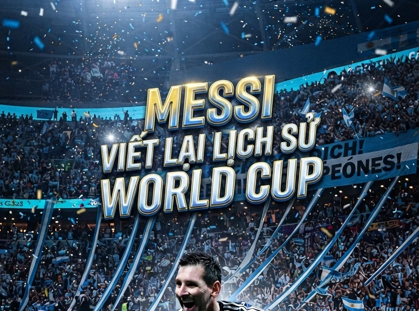 TP NOW: Messi vừa làm điều chưa từng có sau 60 năm lịch sử World Cup