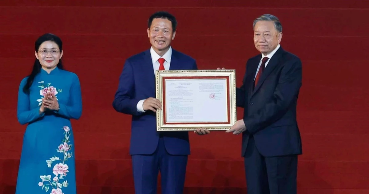 Tổng Bí thư, Chủ tịch nước Tô Lâm dự Lễ công bố Nghị quyết của Quốc hội về thành lập thành phố Đồng Nai