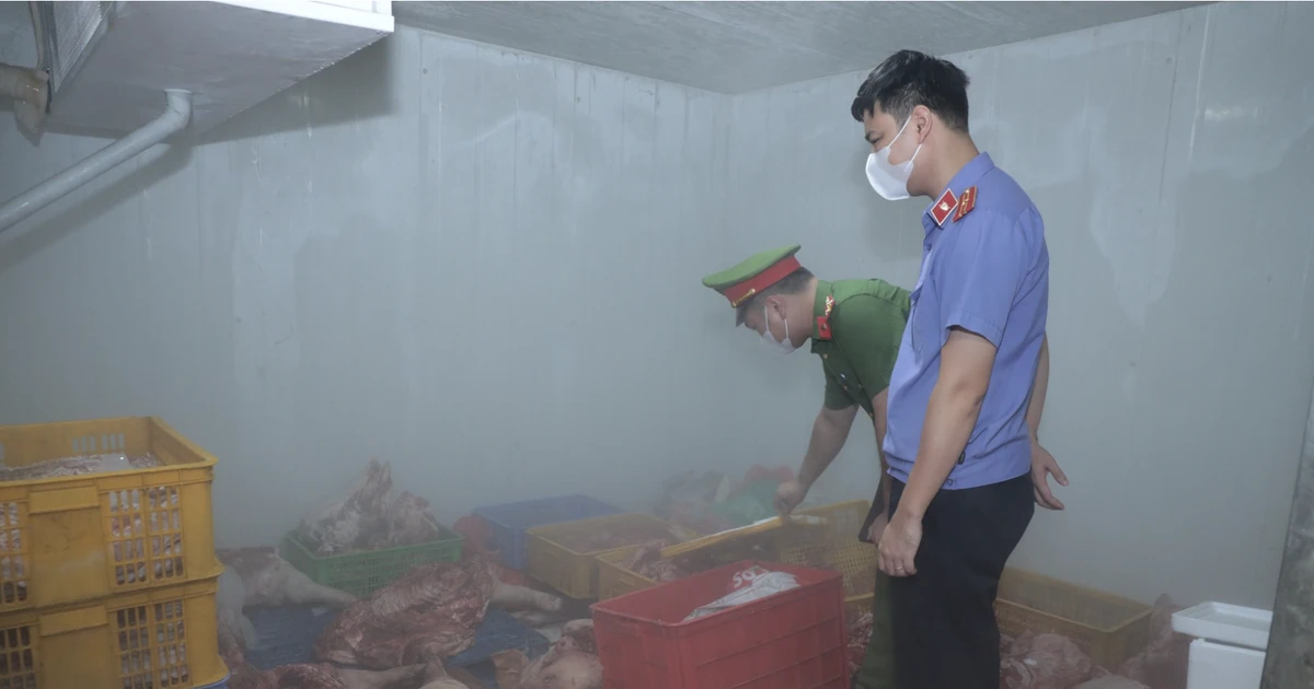 Hưng Yên: Phát hiện gần 1 tấn thịt lợn nhiễm dịch tả lợn châu Phi tại cơ sở sơ chế