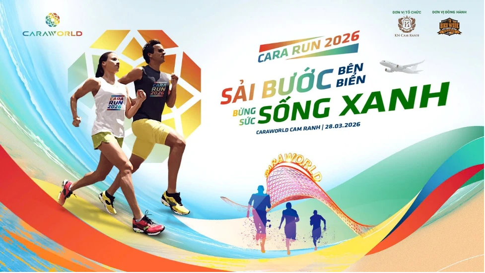 CARA RUN 2026: Lan tỏa tinh thần sống khỏe, bừng sức sống xanh tại Cam Ranh