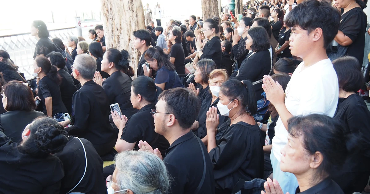 Tang lễ công chúa Thái Lan