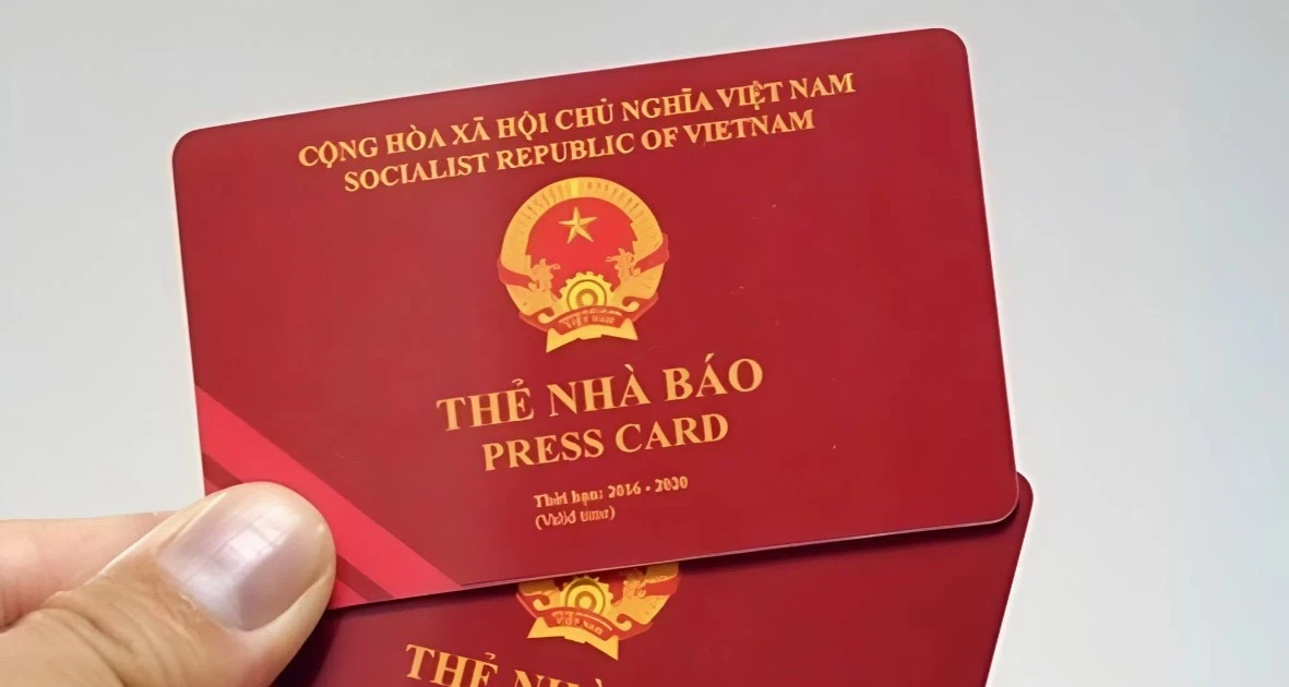 Gia hạn sử dụng thẻ nhà báo kỳ hạn 2021-2025