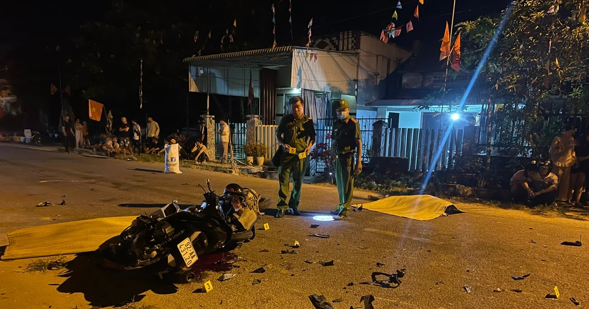 Đà Nẵng: Va chạm xe máy trong đêm, hai người tử vong tại chỗ