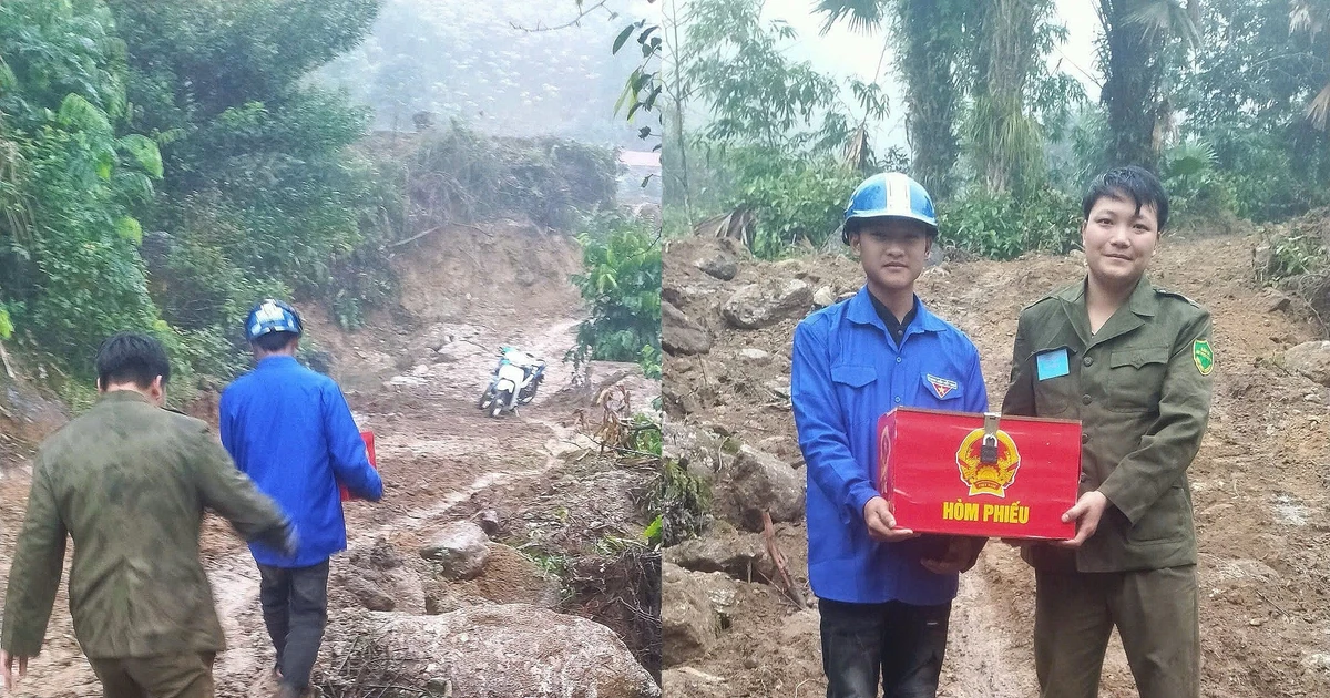 Hình ảnh tận tâm, trách nhiệm của tuổi trẻ Tuyên Quang, Quảng Trị trong ngày bầu cử