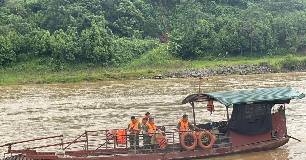 Một người mất tích trên sông Lô ở Tuyên Quang