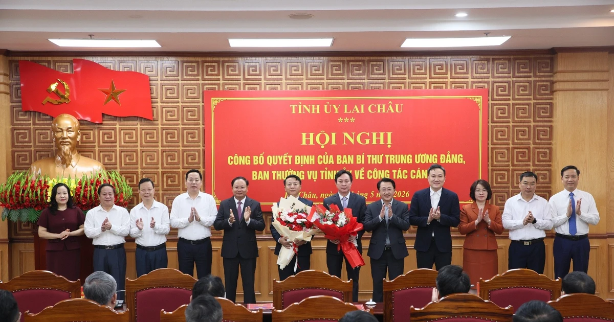 Lai Châu công bố quyết định của Ban Bí thư về công tác cán bộ