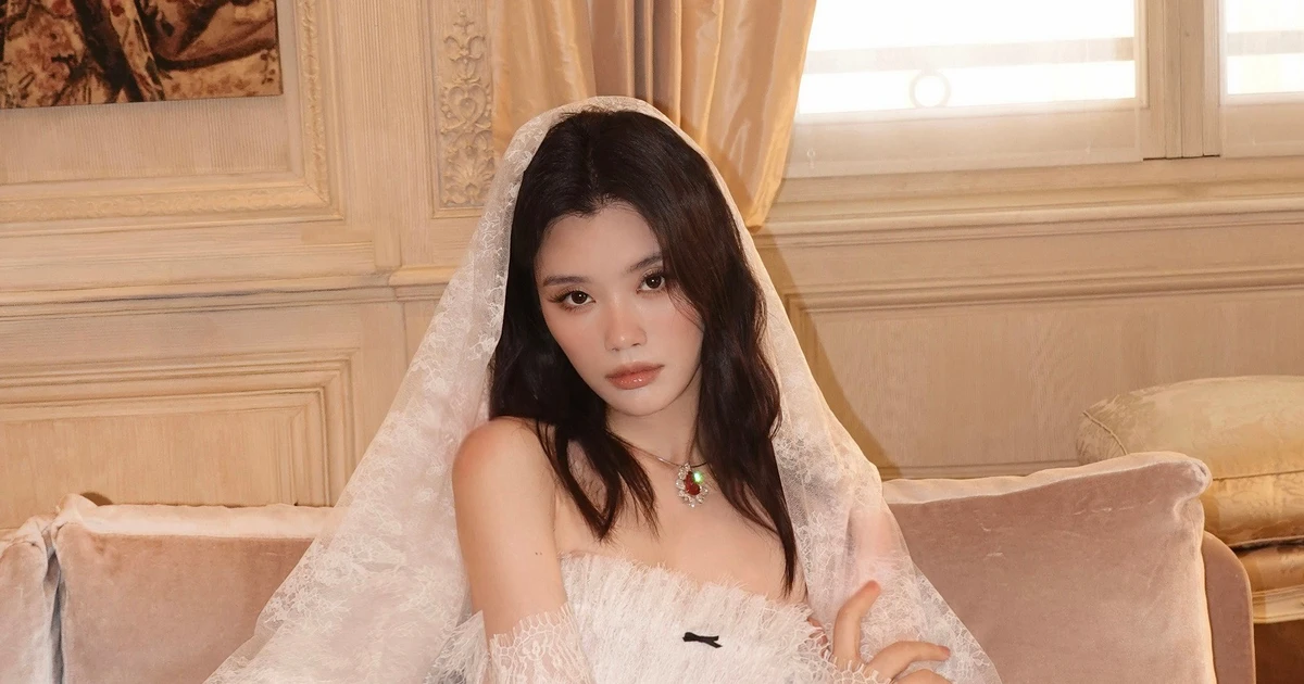 "Dâu hào môn" Hề Mộng Dao chọn váy của thương hiệu Việt để chụp ảnh cưới