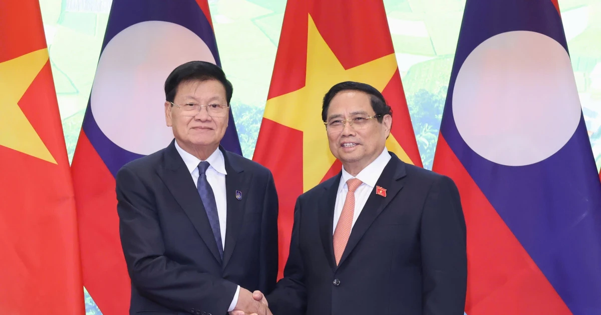 Tổng Bí thư, Chủ tịch nước Lào đặc biệt chúc mừng Việt Nam đăng cai sự kiện có ý nghĩa lịch sử