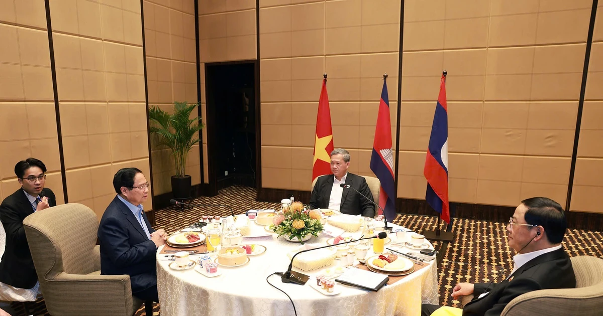 Ba Thủ tướng Việt Nam - Lào - Campuchia nhất trí đẩy mạnh hợp tác phòng chống tội phạm