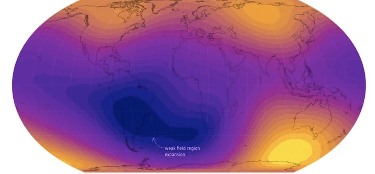 Điều kỳ lạ đang xảy ra với từ trường Trái đất