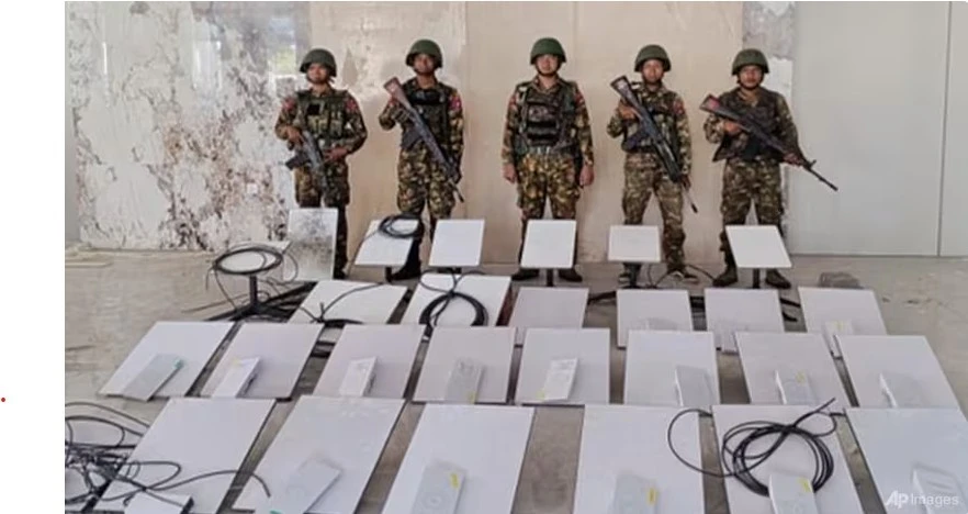 Myanmar đột kích ổ lừa đảo quy mô lớn, thu hàng loạt thiết bị Starlink của tỷ phú Elon Musk