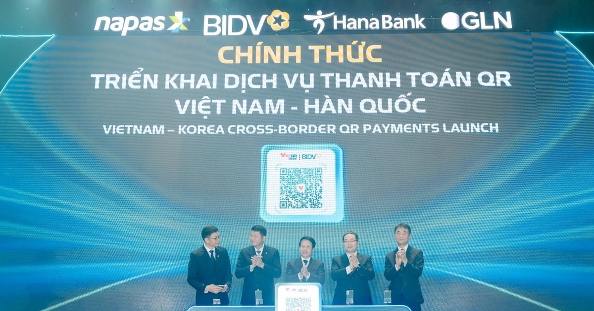 BIDV, Hana Bank và các đối tác triển khai dịch vụ thanh toán QR Việt – Hàn